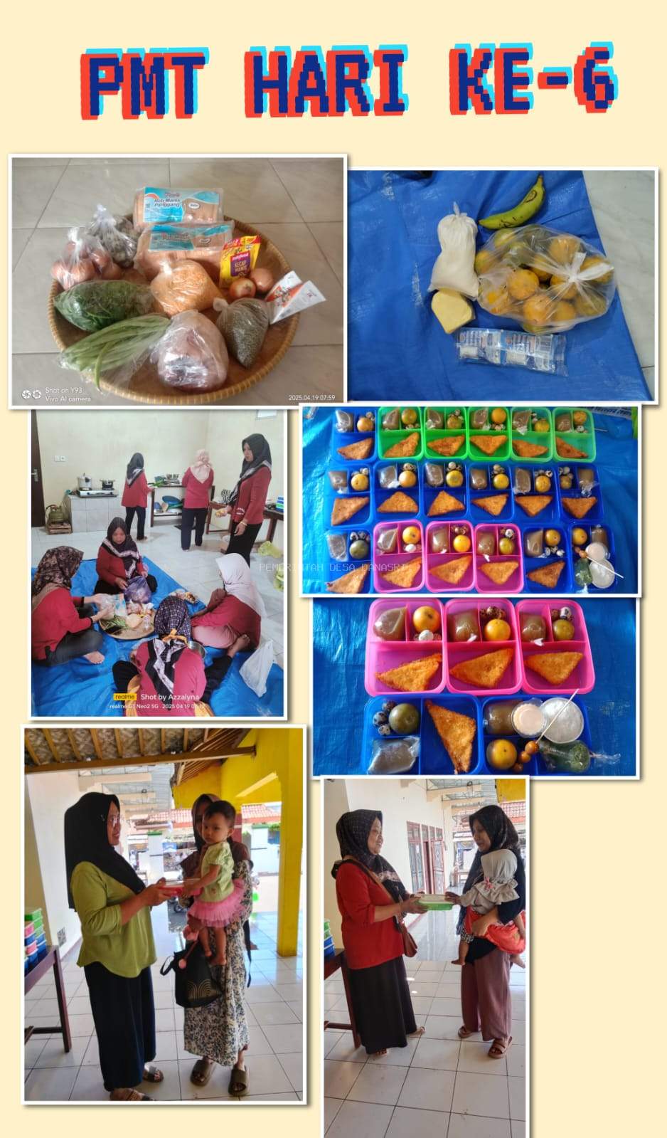 KEGIATAN PMT GAMBIR 3 HARI KE-6