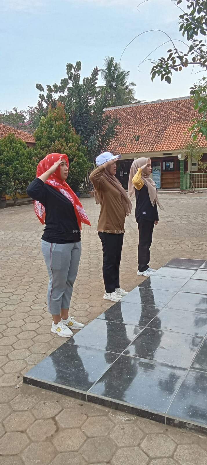 LATIHAN UPACARA PERSIAPAN HUT RI KE-80