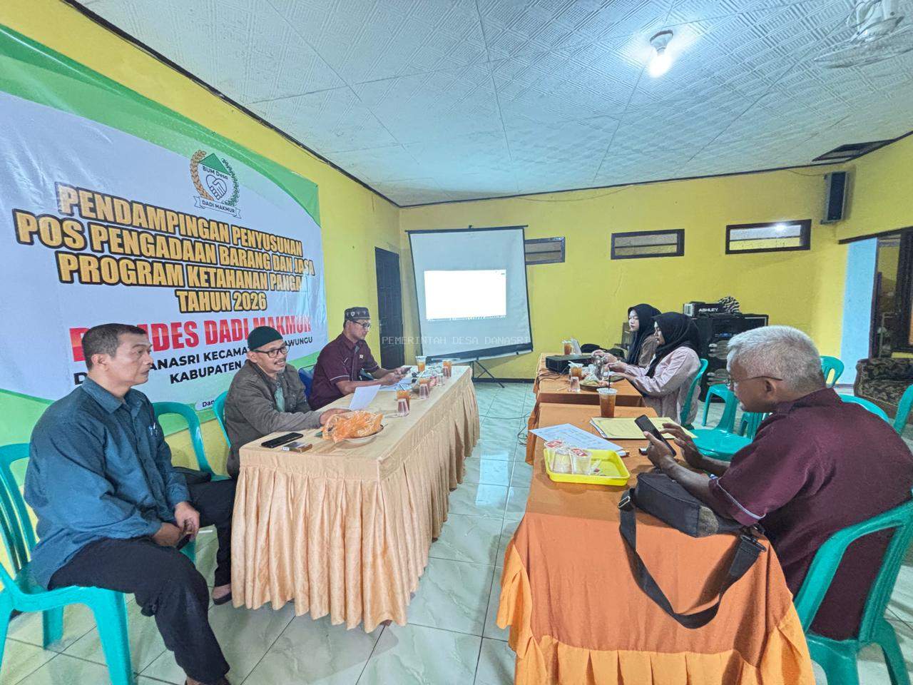 PENDAMPINGAN PENYUSUNAN POS PBJ PROGRAM KETAHANAN PANGAN TAHUN 2026