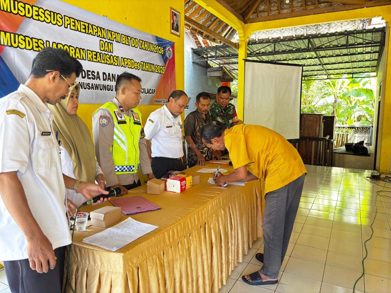 MUSDES PENETAPAN KPM BLT DD TAHUN 2026 DAN MUSDUS LAPORAN REALISASI APBDES TAHUN 2025